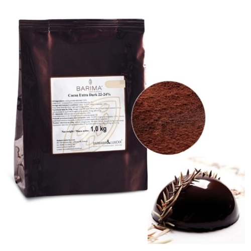 Kakao extra ciemne 22-24% cocoa dark do picia polewa dekoracja 1kg